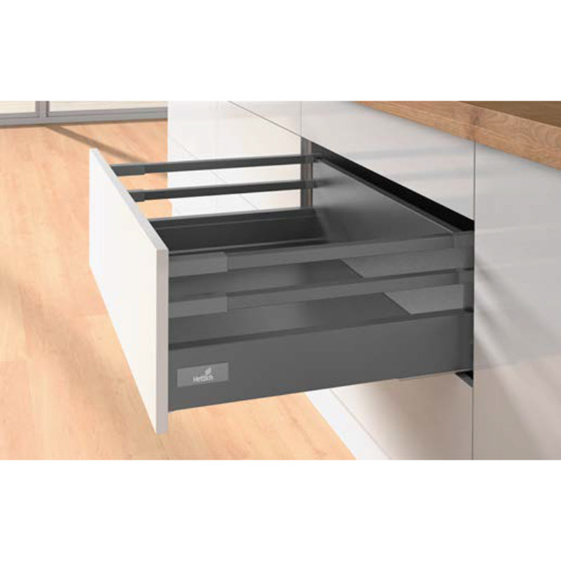 Set for drawers Atira, full extension L=470mm H=176mm, Hettich (2 rails
