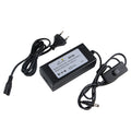 LED adapter 60W, 12V, IP44, with switch, black, plastic