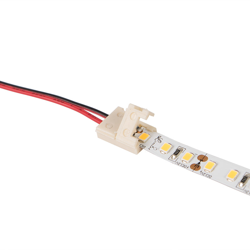 End connector for LED- 3528/2835 SMD with notch for LED