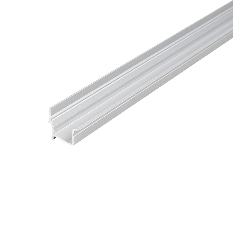 Profile for LED strip, MORTISE WITH SHUTTER, L = 3 m, aluminum, anodised silver