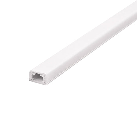 Cable channel for wiring, L = 1m, plastic, white