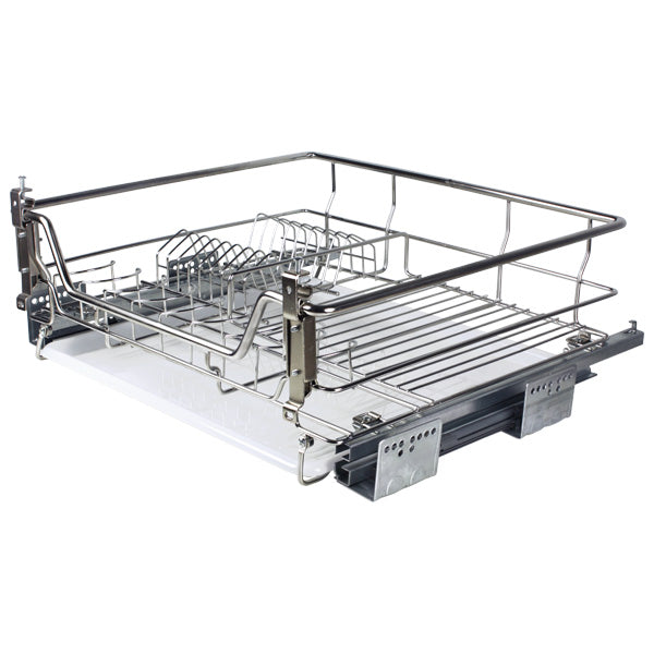 Drying basket 800 mm, with closer, stainless steel, Muller