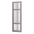 Door STARKE Avalon model MDF filling, silver mirror with 20 mm bevel and engraving