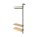 Module with fixings for oval pipe and 3 shelves (Floor-Wall)