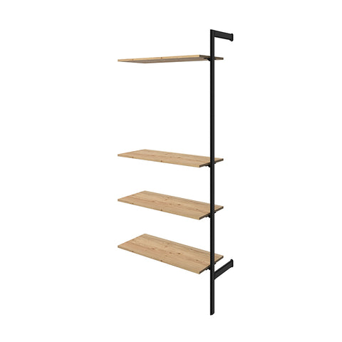 Module with fasteners for 4 shelves (Floor-2 Walls)