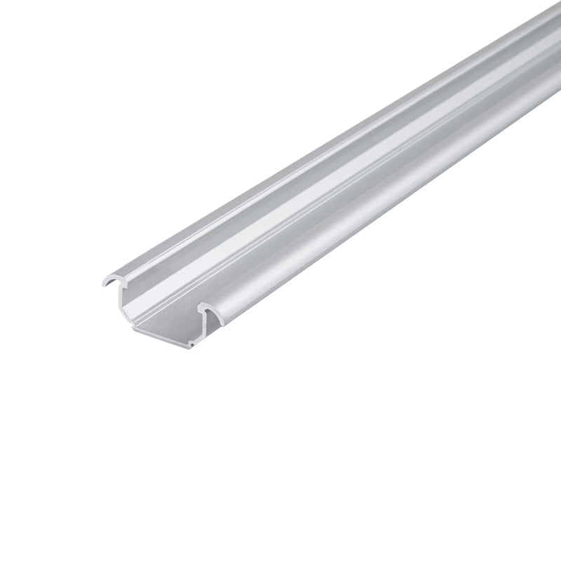 Profile for LED strip, L = 3m, aluminum, anodised silver